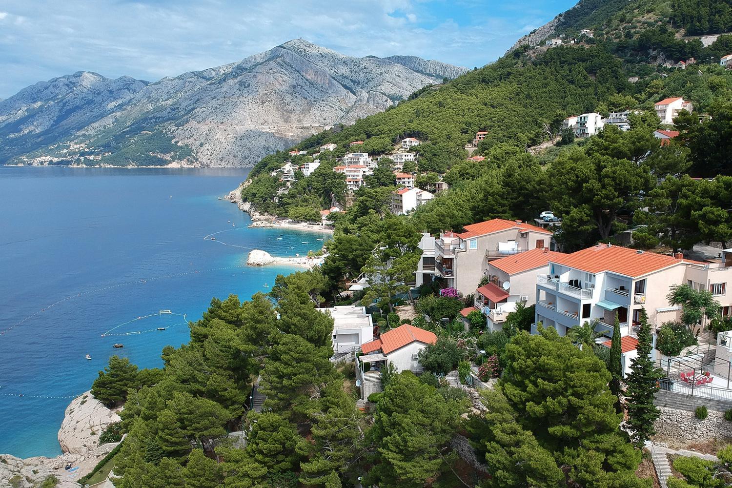 Villa Skalinada With Sea View Brela Exterior photo